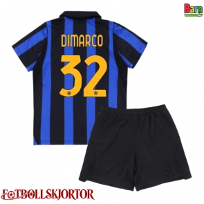 Inter Milan Federico Dimarco #32 Hemmakläder Barn 2026-27 Kortärmad (+ Korta byxor)